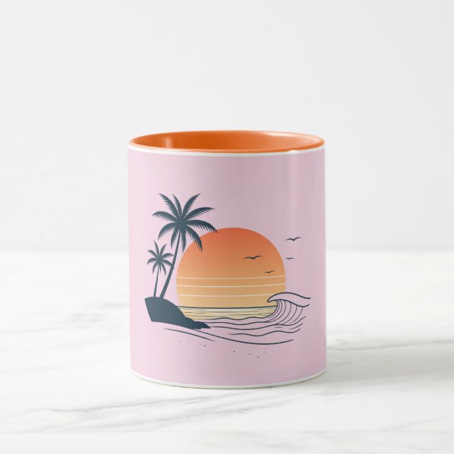 Moon Child Summer Wild 2026 | Boho Astrology  Mug (Center)