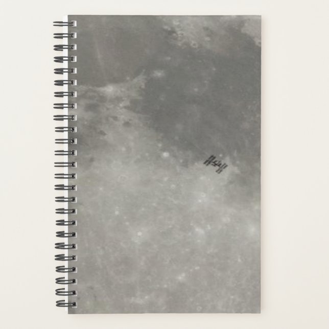 Moon Close Up Space Theme Science Planner (Front)