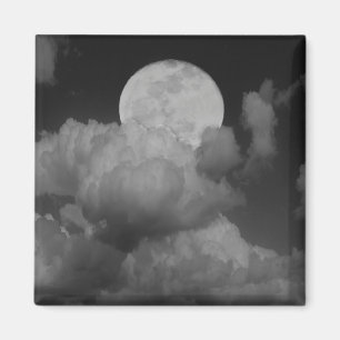 Moon & Clouds Over Kansas Magnet