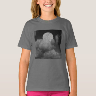 Moon & Clouds Over Kansas T-Shirt