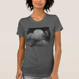 Moon & Clouds Over Kansas T-Shirt