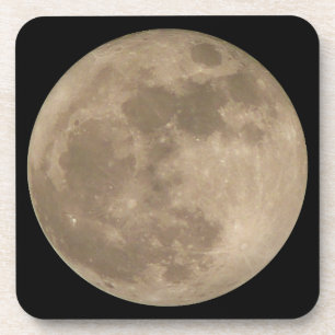 Moon Coasters Customise Full Moon Drink Coasters