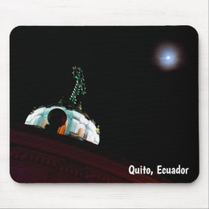 Moon & cross, Quito, Ecuador Mouse Pad
