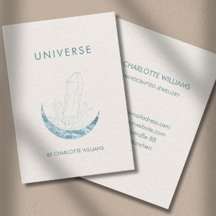 Moon Crystal Energy Healer Business Card