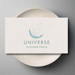 Moon Crystal Energy Healer Business Card