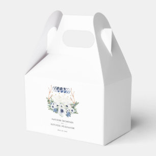 Moon Crystals Flowers Boho Metaphysical Wedding Favour Box