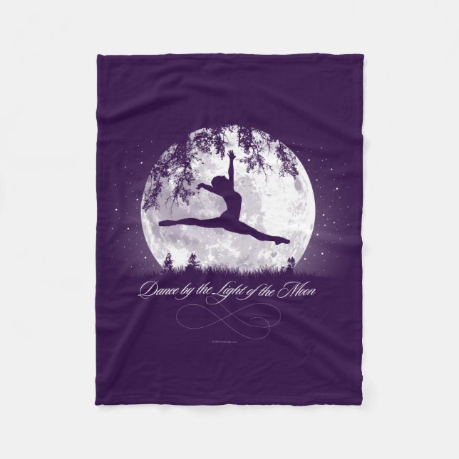 Moon Dance Fleece Blanket (Front)