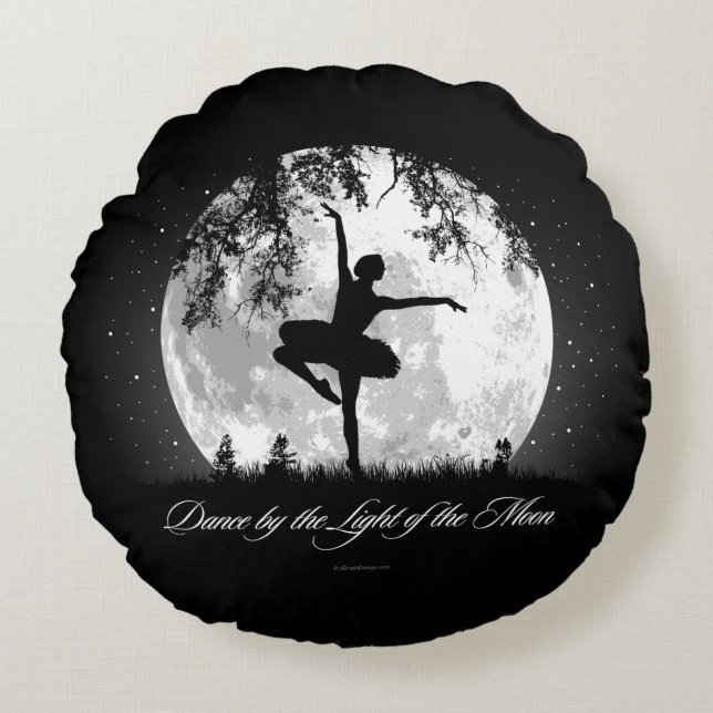 Moon Dance Round Cushion (Front)