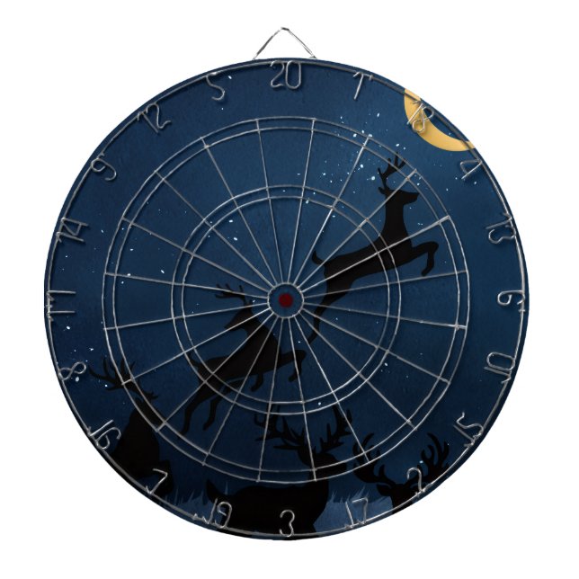 Moon deer dartboard (Front)
