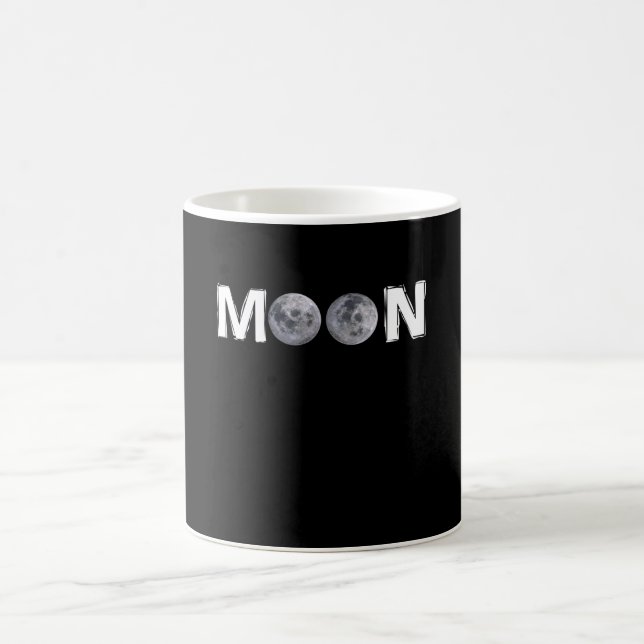 Moon Design with 2 moon instead of double "O" Coffee Mug (Center)