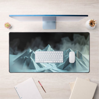 Moon Desk Mat – Aesthetic Lunar Phases, Full Moon,