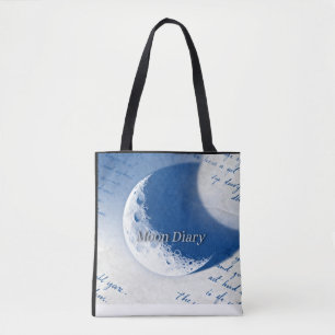 Moon Diary Tote Bag