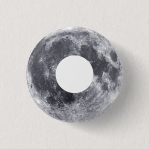 Moon Doughnut 3 Cm Round Badge