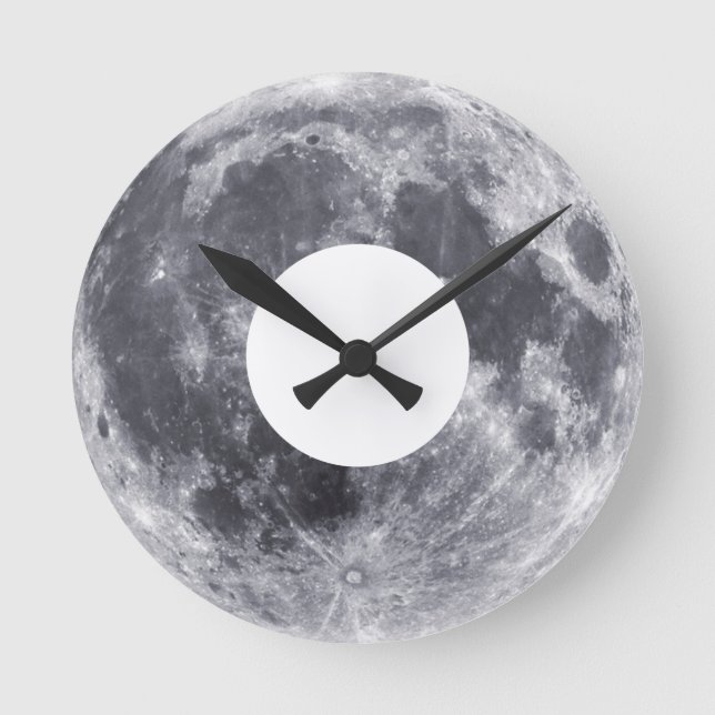 Moon Doughnut      Round Clock (Front)