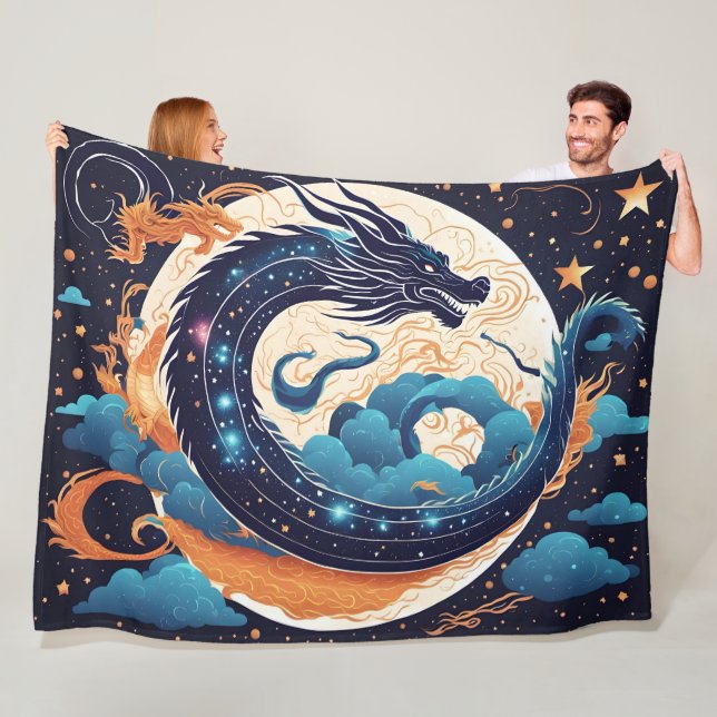 moon dragon blanket (In Situ)