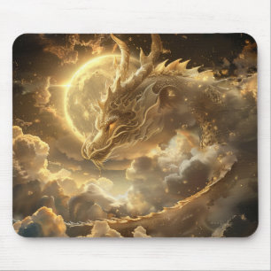 Moon Dragon Mouse Pad