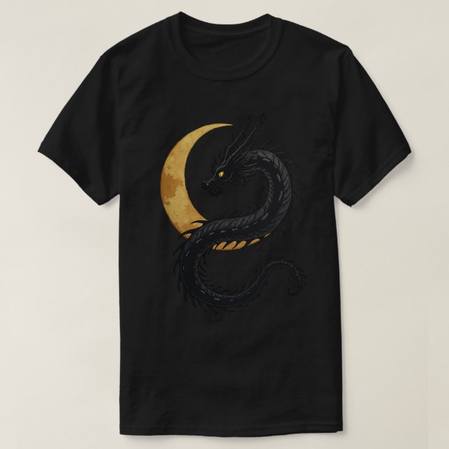 Moon Dragon T-Shirt (Design Front)
