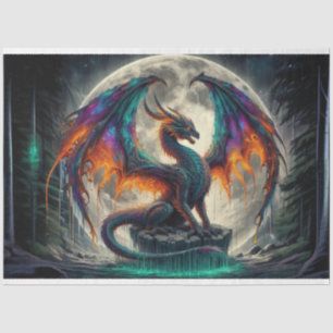 Moon Dragon Tissue Paper