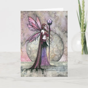 Moon Dream Fantasy Fairy Greeting Card