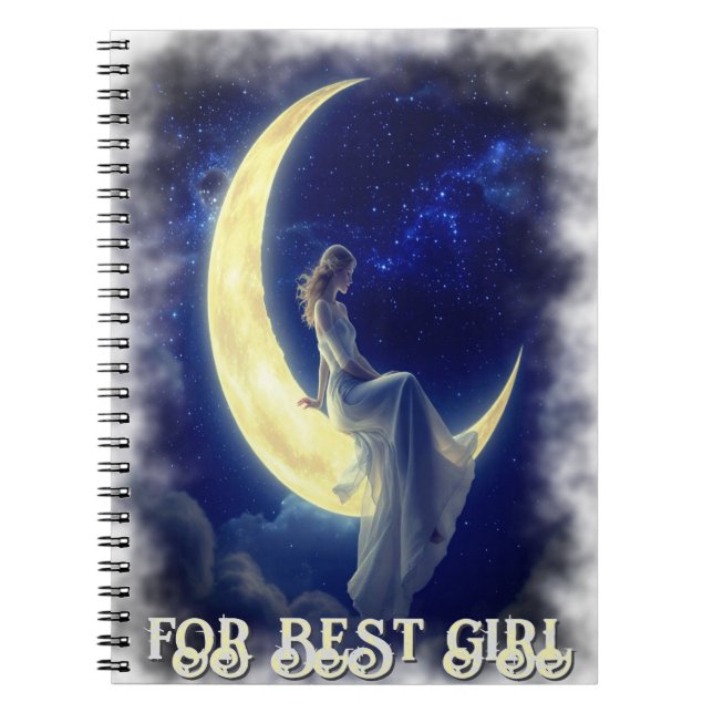 Moon Dreamer Notebook Magical Journal for Writers  (Front)