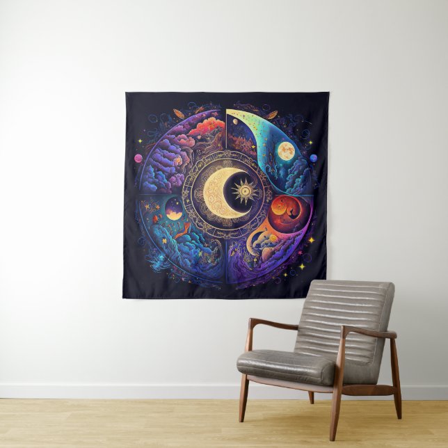 Moon Dreams Tapestry (In Situ)