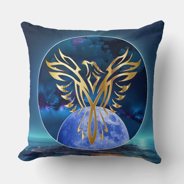 Moon Eagle Cushion (Front)