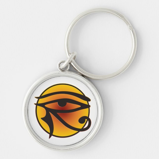 Moon Eye Of Horus Key Ring (Front)