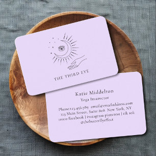 Moon Eye Yoga Reiki Wellness Business Card