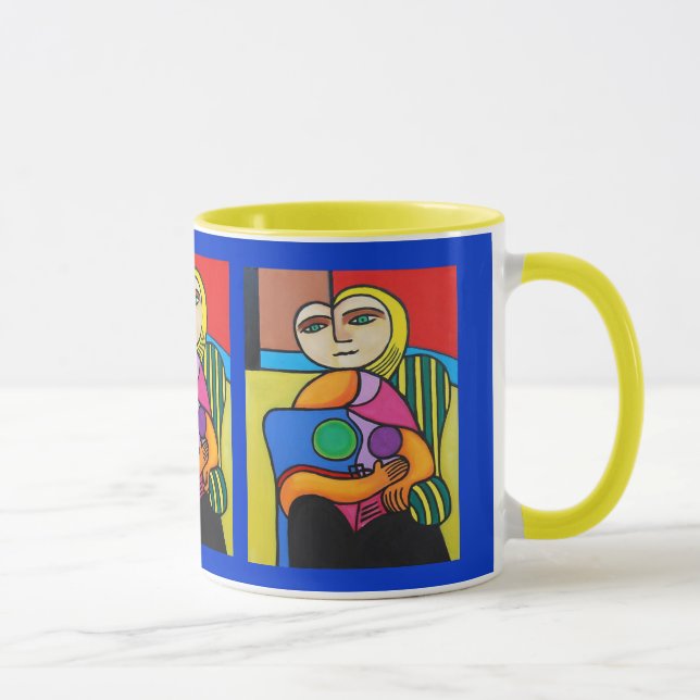 Moon Face Coffee Mug (Right)