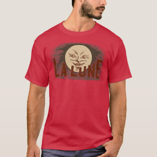 Moon Face with the French phrase La Lune T-Shirt