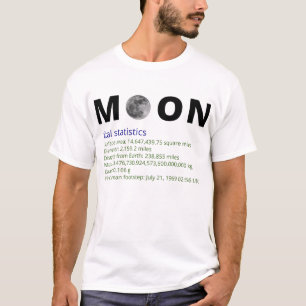 Moon facts t-shirt