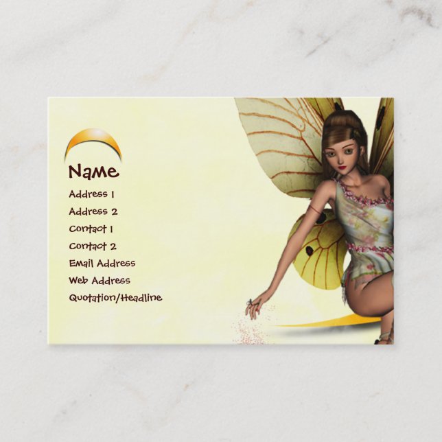 Moon Fairy Business Card (Front)