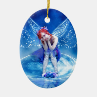 Moon Fairy Ceramic Tree Decoration