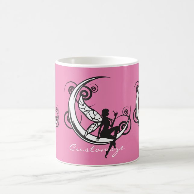 Moon Fairy Silhouette Thunder_Cove Coffee Mug (Center)