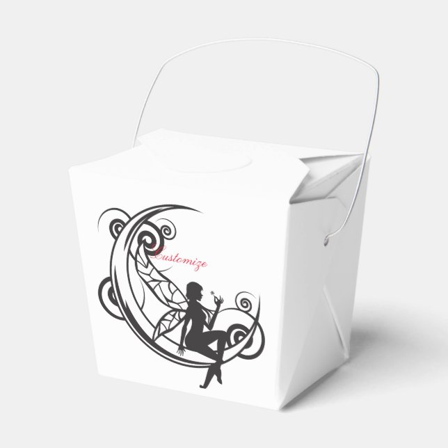 Moon Fairy Silhouette Thunder_Cove Favour Box (Front Side)