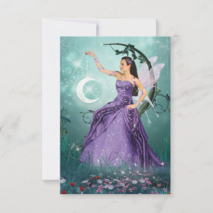 Moon Fairy Thank You Card