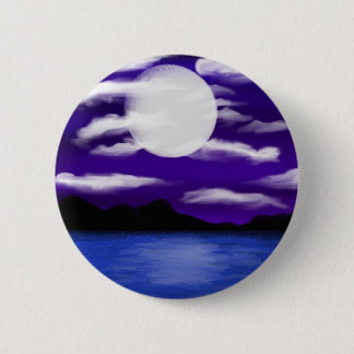 Moon Filled Night by Chrystal Suicide 6 Cm Round Badge