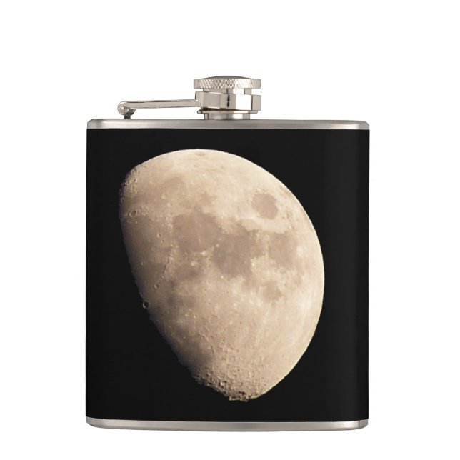 Moon Flask Personalised Moon Flask Moon Gifts (Front)