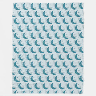 Moon Fleece Blanket