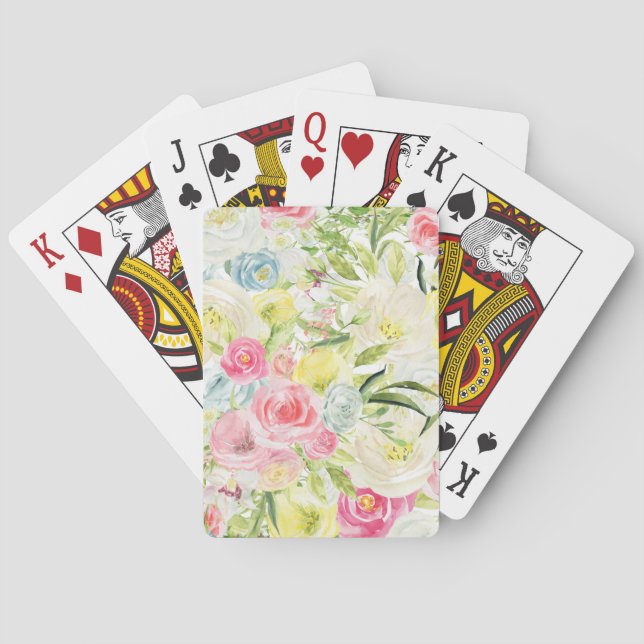 Moon Flower Playing Cards (Back)