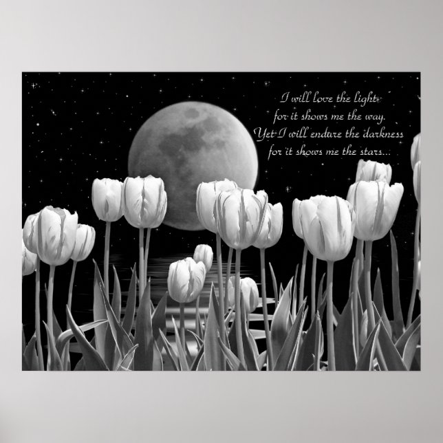 Moon Flowers Poster (Front)