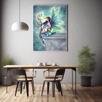 Moon Friend Fairy Art by Molly Harrison