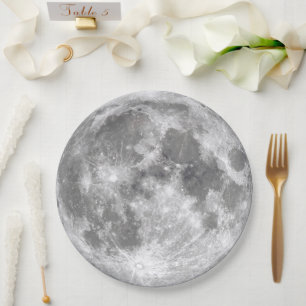 Moon from Celestial Collection Tableware  Paper Plate