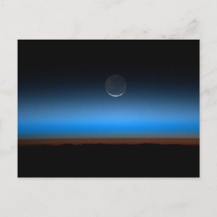 Moon From Space Postcard