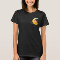 Moon Galaxy Cool Orange Cat Stars Space