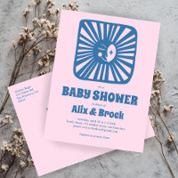 Moon Glow Boho Modern Cute Custom Baby Shower