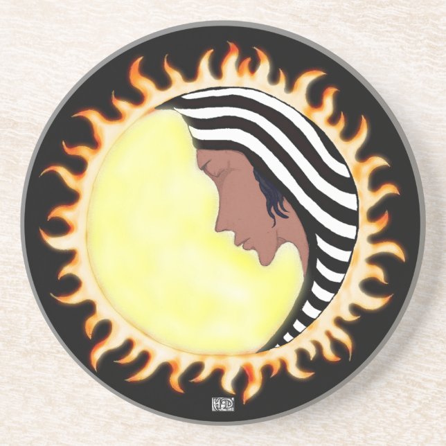 Moon Goddess 2 Coaster (Front)