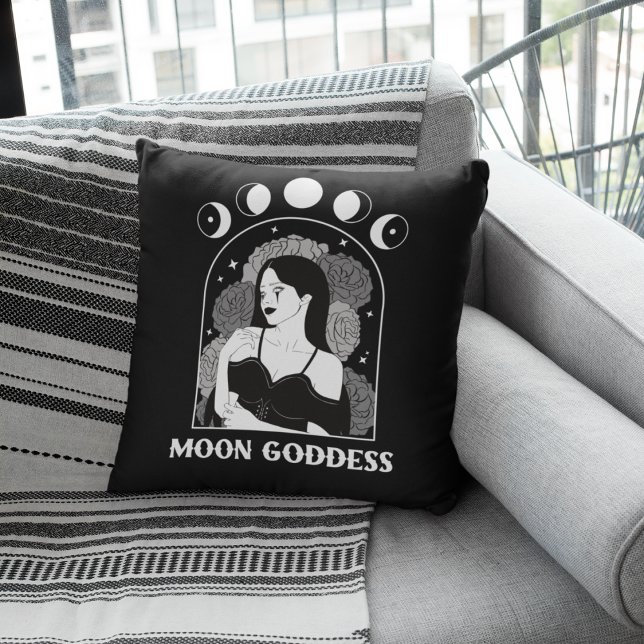 Moon Goddess Celestial Wiccan Cushion (Creator Uploaded)