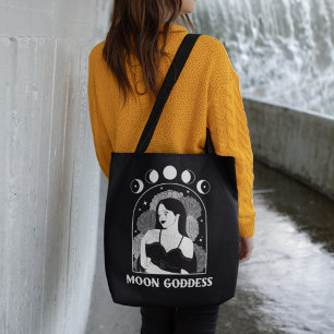Moon Goddess Celestial Wiccan Tote Bag