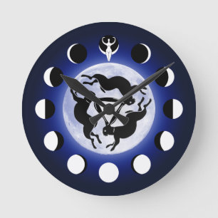 Moon Goddess Clock